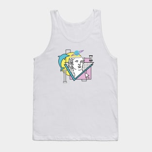 Memphis Pattern 66 / 80s Retro Tank Top